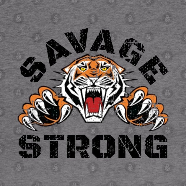 SAVAGE STRONG TIGER BODYBUILDING by MuscleTeez